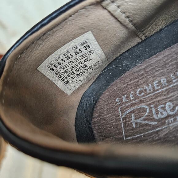 Skechers Women Street Uplift Wild Thang Leopard Slip On Flatform Sneakers 9.5 - Picture 7 of 8